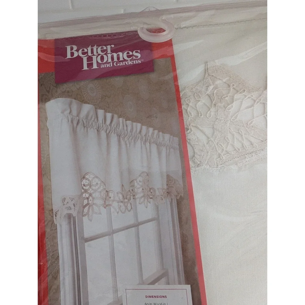 Better Homes And Gardens Ivory Battenberg Valance 60
